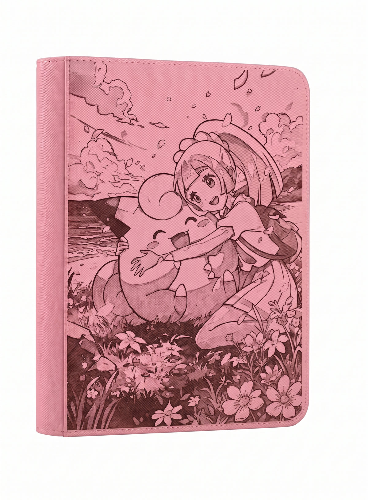 Carpeta TCG Personalizada Inspirada en Lillie & Clefairy