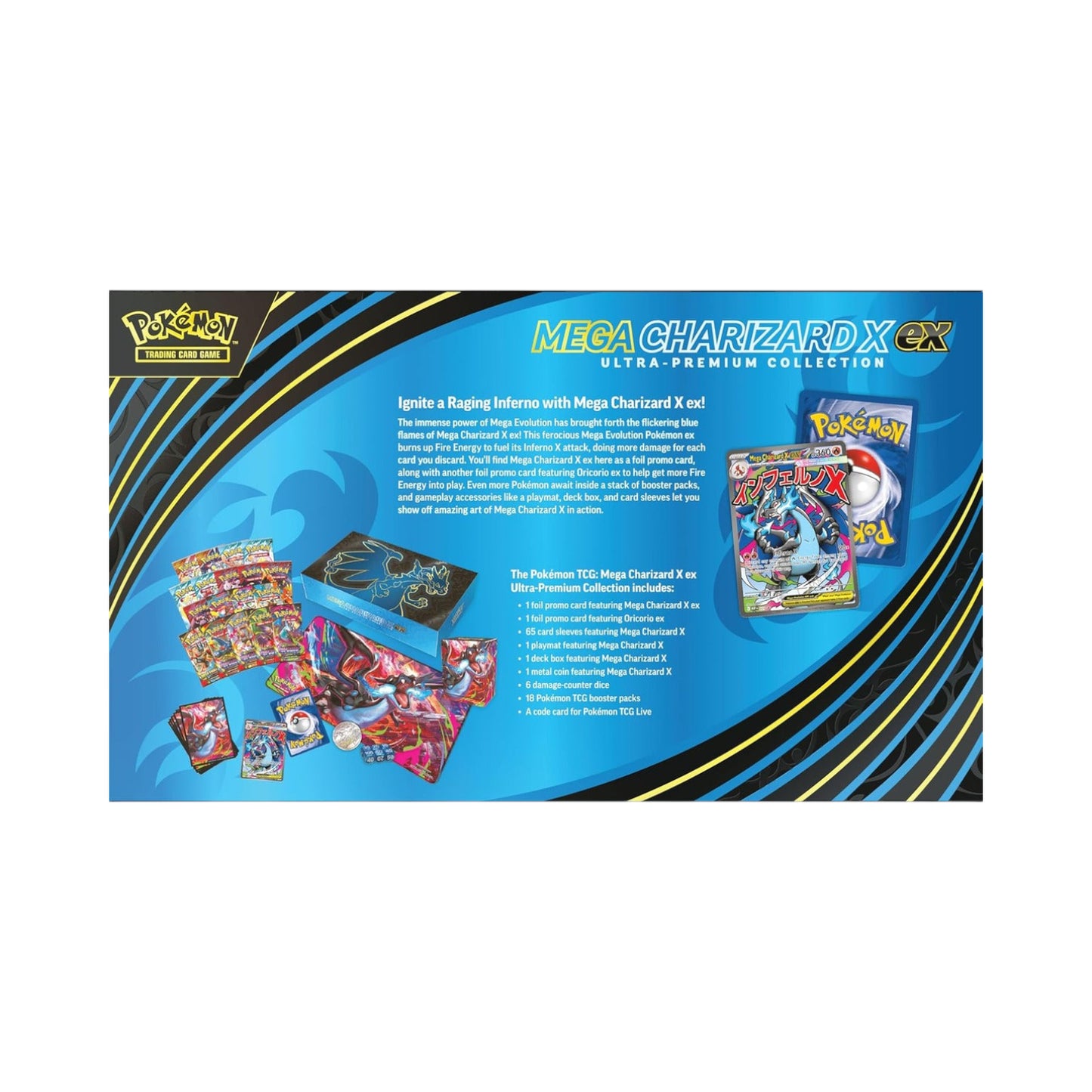 Colección Ultra Premium Mega-Charizard X - Phantasmal Flames [ENG]