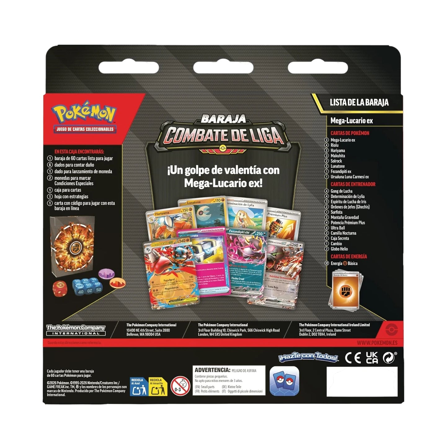 Baraja Combate de Liga de Mega-Lucario ex
