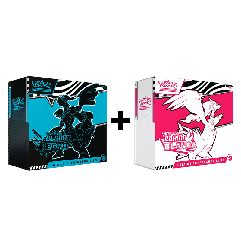 Elite Trainer Box - Fulgor Negro + Llama Blanca [ESP]