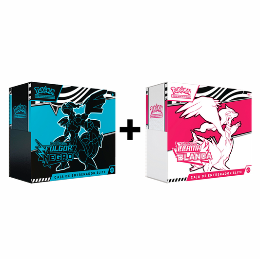 Elite Trainer Box - Fulgor Negro + Llama Blanca [ESP]